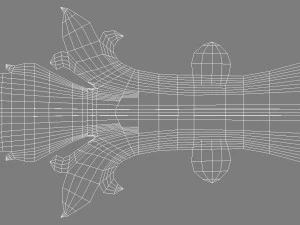 Metal Decor Element 3ds Max 2012 3D Model