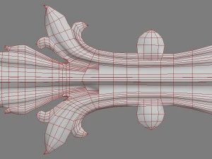 Metal Decor Element 3ds Max 2012 3D Model