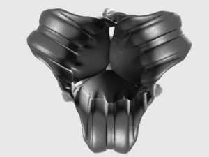 Metal Button Decor Element 3ds Max 2012 3D Model