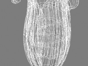 Metal Button Decor Element 3ds Max 2012 3D Model