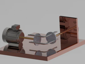 Gearless Transmission using elbow mechanism 3D Model