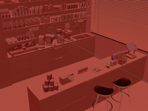 Coffee Shop 3D 模型