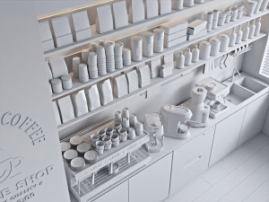 Coffee Shop 3D 模型