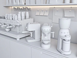Coffee Shop 3D Model