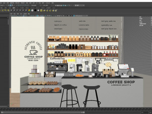 Coffee Shop 3D 模型