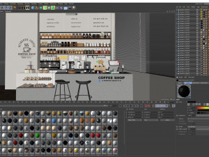 Coffee Shop 3D 模型