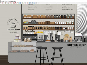 Coffee Shop 3D 模型