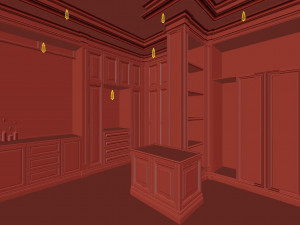 Cozy Bedroom Interior Scene Model 3D