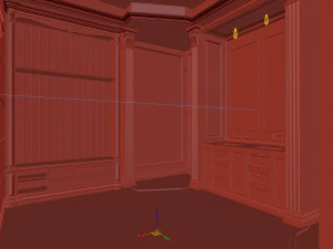 Cozy Bedroom Interior Scene 3D Model