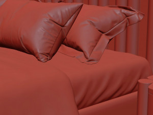 Cozy Bedroom Interior Scene 3D 模型
