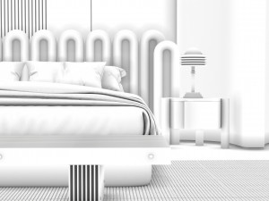 Cozy Bedroom Interior Scene 3D 模型