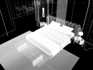 Cozy Bedroom Interior Scene 3D 模型