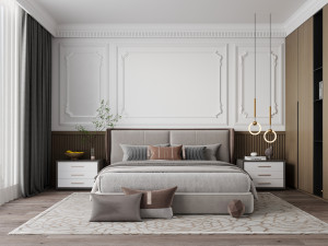 Cozy Bedroom Interior Scene 3D Model