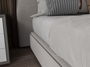Cozy Bedroom Interior Scene 3Dモデル