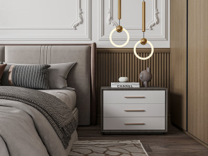 Cozy Bedroom Interior Scene 3Dモデル