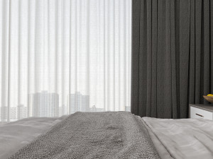 Cozy Bedroom Interior Scene 3Dモデル