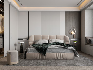 Modern luxury style bedroom 3D Model