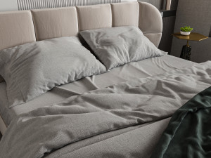 Modern luxury style bedroom 3D 模型