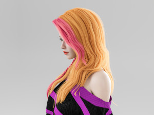 Woman sweater Standing Modelo 3D