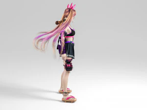 Woman fashion Standing 3D Model