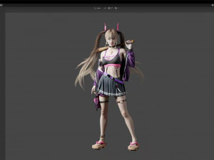 Woman fashion Standing 3D Model