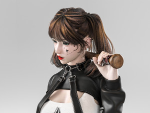 Woman fashion Standing 3D-Modell