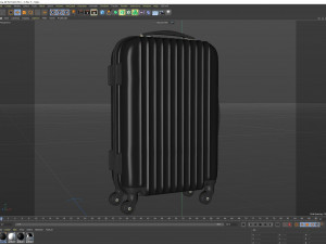 Rolling Travel Suitcase 001 Modèle 3D