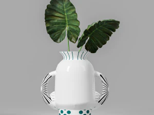 King vase 3D Model