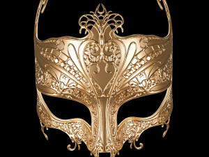 Masque ornate mask 001 Model 3D