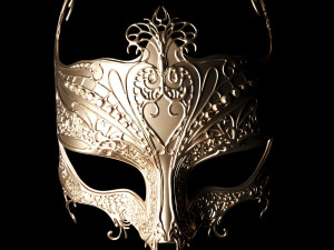 Masque ornate mask 001 Model 3D