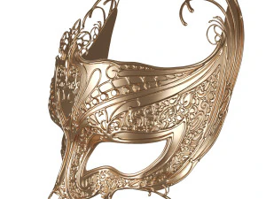Masque ornate mask 001 3D Model