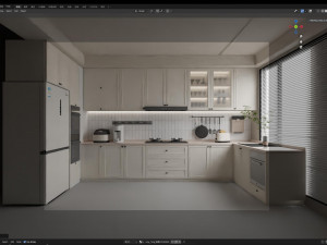 Kitchen Advanced Modeling scene Modèle 3D