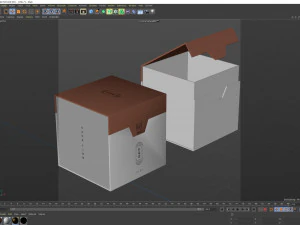 Gift box magnetic 001 3D Model