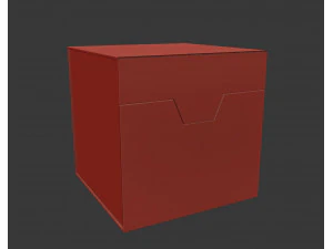 Gift box magnetic 001 3D Model