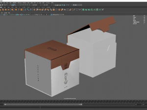 Gift box magnetic 001 3D Model