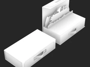 Gift box magnetic 002 3D Model