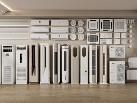 Air Conditioner and HVAC 3D Pack 22 3D Модель