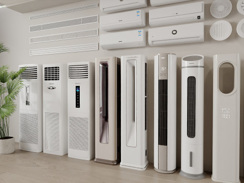 Air Conditioner and HVAC 3D Pack 22 3D 模型
