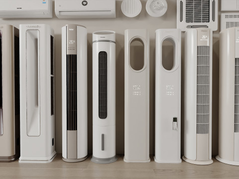 Air Conditioner and HVAC 3D Pack 22 3D 模型