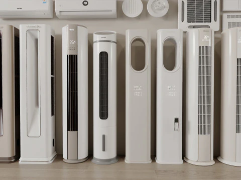 Air Conditioner and HVAC 3D Pack 22 3D Model