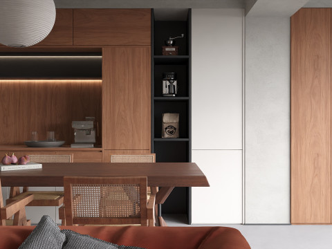 Apartment Scene interior 002 Modello 3D