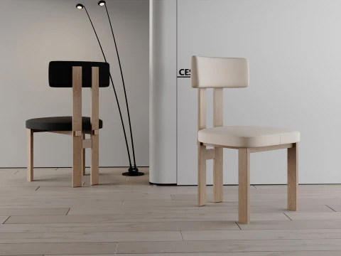 Art dining chair 035 3D Model