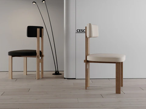 Art dining chair 035 3D Model