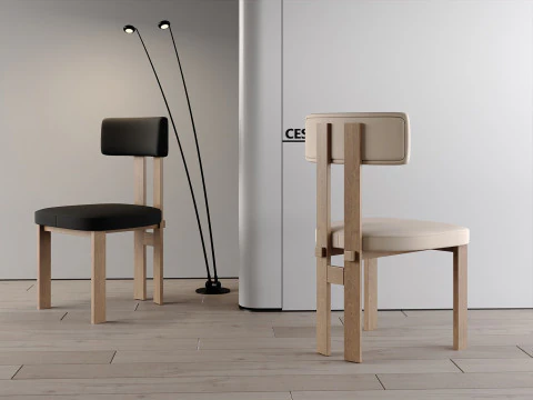 Art dining chair 035 3D Model