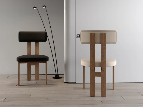 Art dining chair 035 3D Model