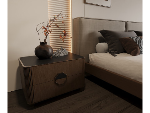 Bedroom interior 043 Modello 3D
