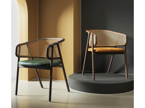 Cane Armchair 029 Modèle 3D