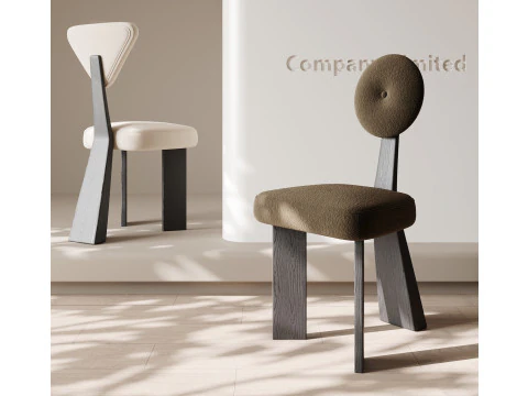 Cadeira de jantar clássica 027 Modelo 3D