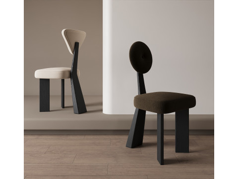 Classical dining chair 027 3D Model