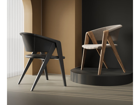 Courtyard leisure chair 036 Model 3D
